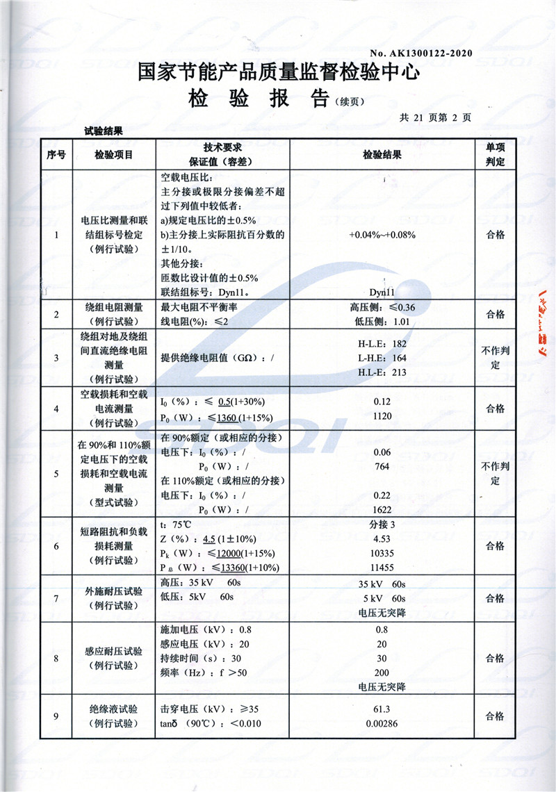 高低压试验报告-S11-1250上高上高上高油浸式变压器-2.jpg